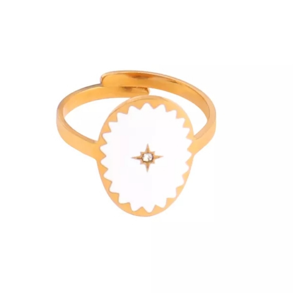White Sparkle Ring